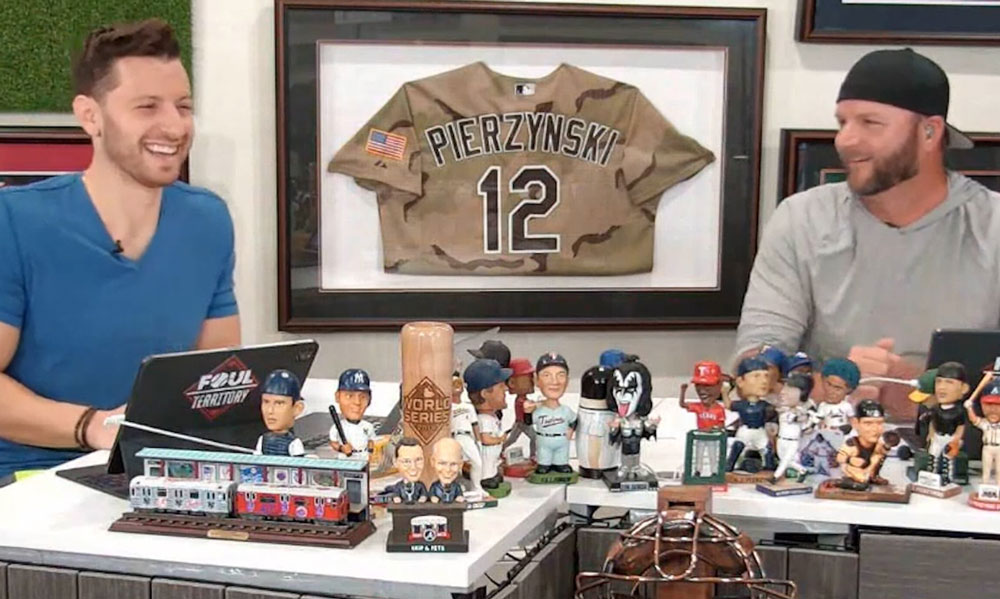 A.J. Pierzynski, former White Sox player, now hosts Foul Territory